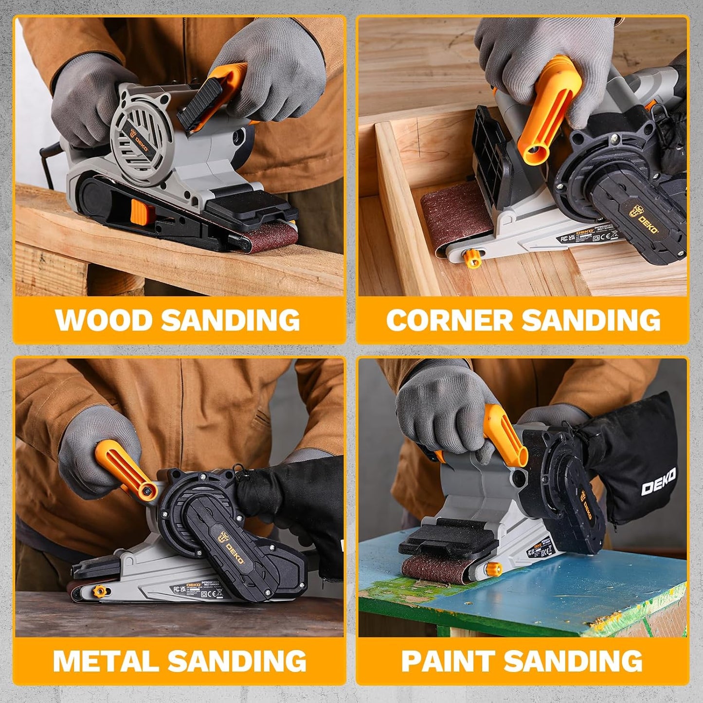 Corded Belt Sander for Smooth Finishing – Adjustable Speed for Precision 🔧🌲