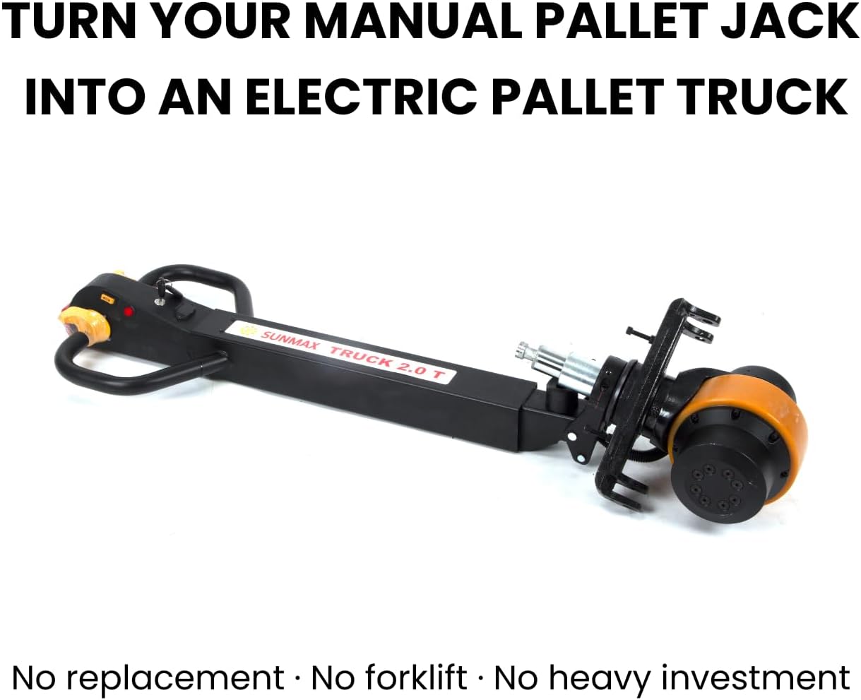 Heavy-Duty Electric & Manual Pallet Jack 🚚 | Lithium Battery Powered & Versatile 🛠️