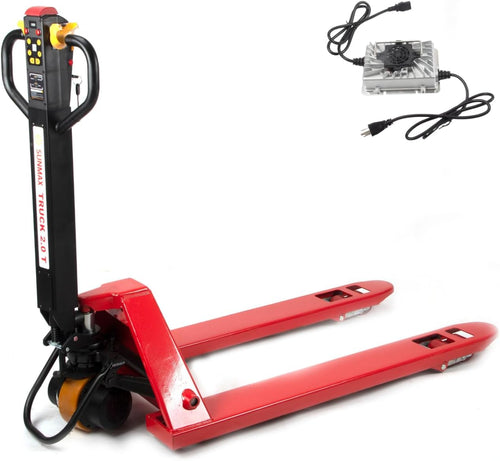 Electric Walk-Behind Pallet Jack 🚶‍♂️ | 4400 lb Capacity, Powerful Warehouse Transport Solution 🚚💪