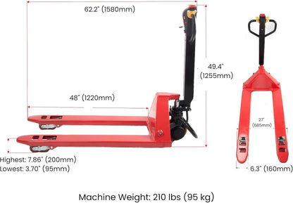 Electric Walk-Behind Pallet Jack 🚶‍♂️ | 4400 lb Capacity, Powerful Warehouse Transport Solution 🚚💪