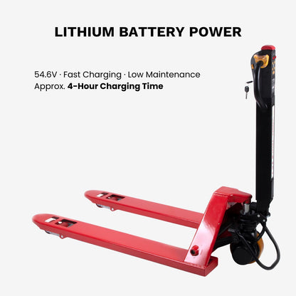 Electric Walk-Behind Pallet Jack 🚶‍♂️ | 4400 lb Capacity, Powerful Warehouse Transport Solution 🚚💪