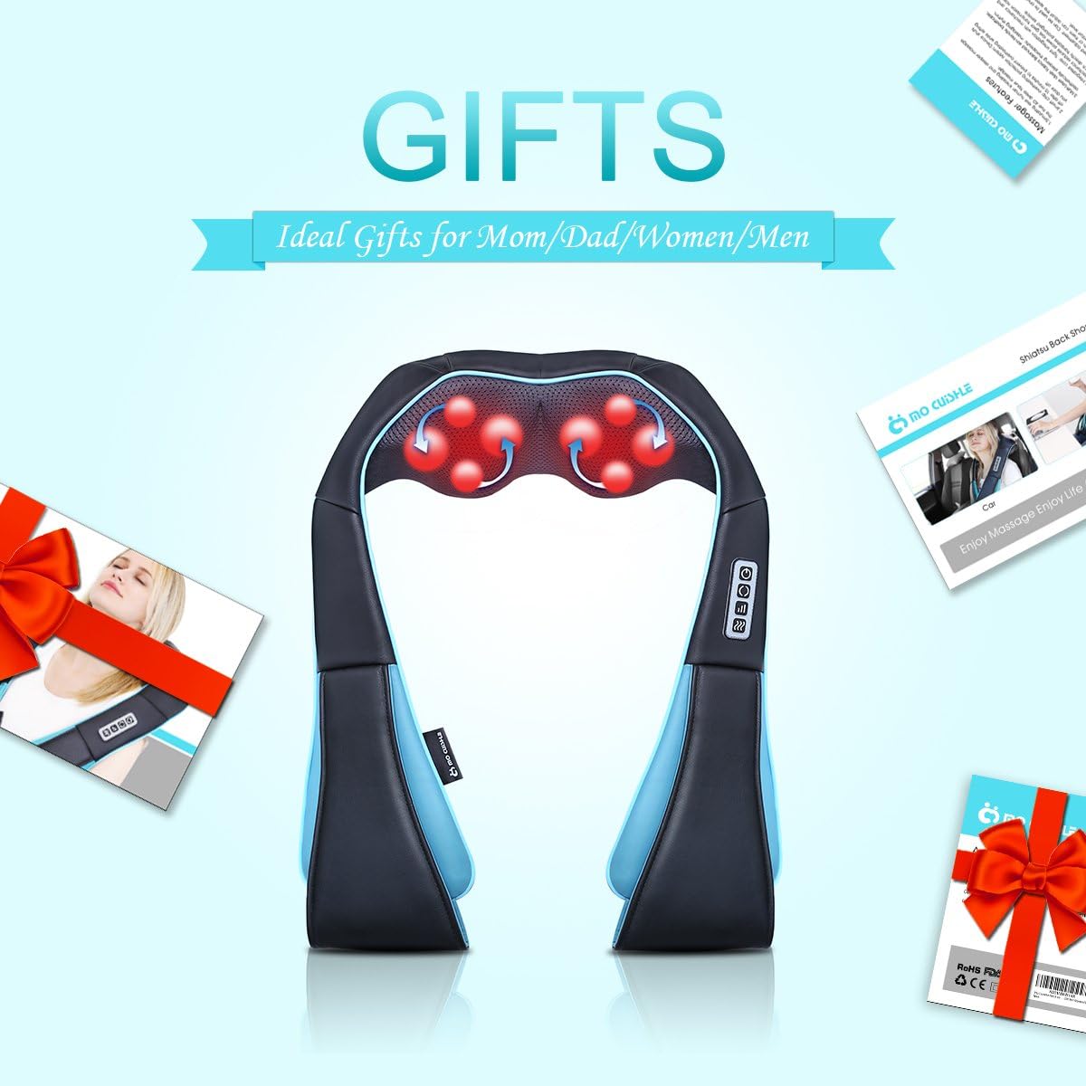 Neck & Shoulder Massager with Heat 🔥 Relax & Unwind