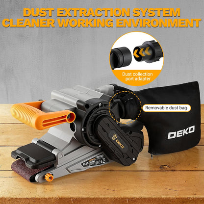 Corded Belt Sander for Smooth Finishing – Adjustable Speed for Precision 🔧🌲