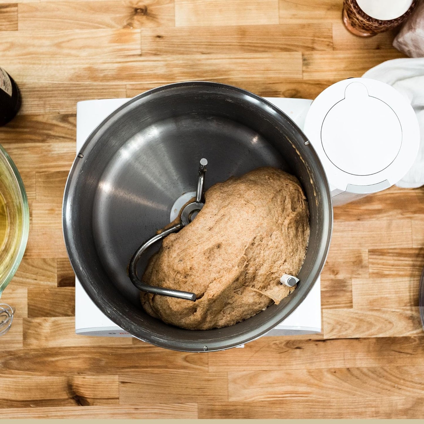 🥖 Mix Like a Pro! Premium Stainless Steel Stand Mixer for Perfect Dough 🍪