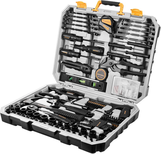 Complete 218-Piece Tool Set 🛠️ – All-in-One Household & DIY Essentials!