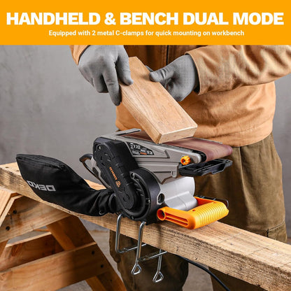 Corded Belt Sander for Smooth Finishing – Adjustable Speed for Precision 🔧🌲