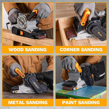 Corded Belt Sander for Smooth Finishing – Adjustable Speed for Precision 🔧🌲
