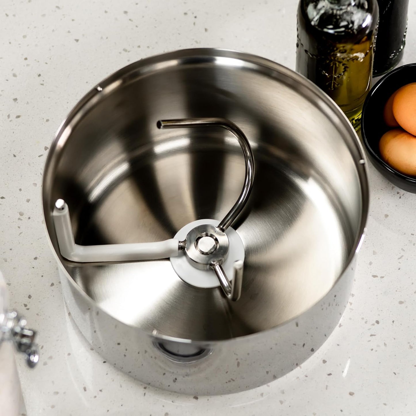 🥖 Mix Like a Pro! Premium Stainless Steel Stand Mixer for Perfect Dough 🍪